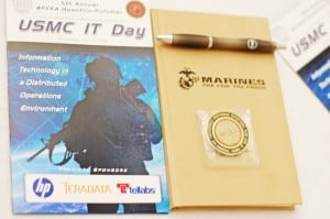 IT Day 2014 Mementos - Program, notebook, pen, and custom-designed coin